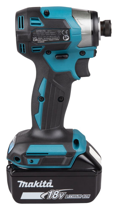EAN 0197050001344 - Makita DTD173RTJ destornillador eléctrico y llave de impacto 3600 RPM Negro, Azul imagen 6