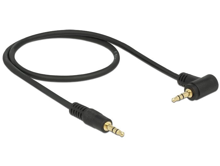 EAN 4043619837526 - DeLOCK 0.5m 3.5mm M/M cable de audio 0,5 m 3,5mm Negro imagen 2