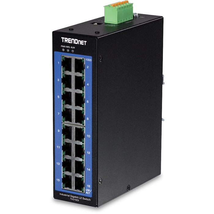 EAN 0710931161694 - Trendnet TI-G160i Gestionado L2 Gigabit Ethernet (10/100/1000) Negro imagen 1