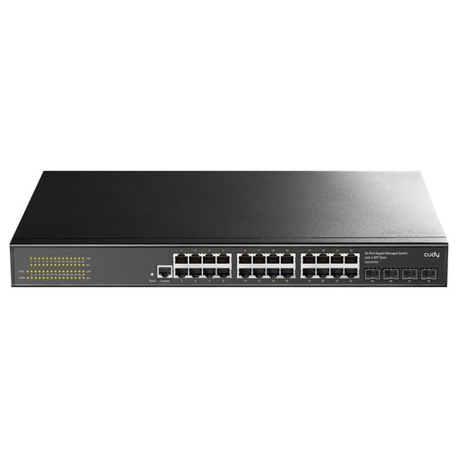 EAN 6971690792930 - Cudy GS2024S2 switch Gestionado L2/L3 Gigabit Ethernet (10/100/1000) 1U Negro imagen 1