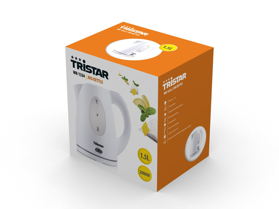 EAN 8713016013248 - Tristar WK-1324 tetera eléctrica 1,5 L 2000 W Blanco imagen 11