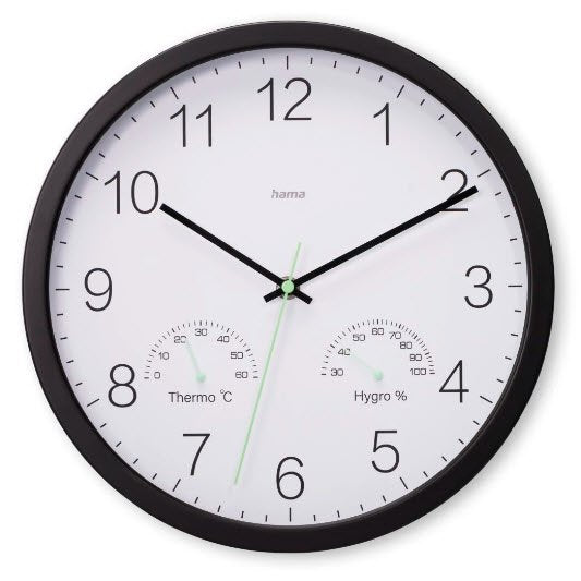 EAN 4047443521996 - Hama Santorini Reloj de cuarzo Alrededor Negro, Blanco imagen 1