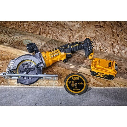 EAN 5035048791936 - DeWALT DCS691N-XJ sierra circular portátil 11,5 cm Negro, Amarillo 4500 RPM 800 W imagen 10