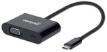 EAN 0766623153430 - Manhattan 153430 Adaptador gráfico USB 1024 x 768 Pixeles Negro imagen 1