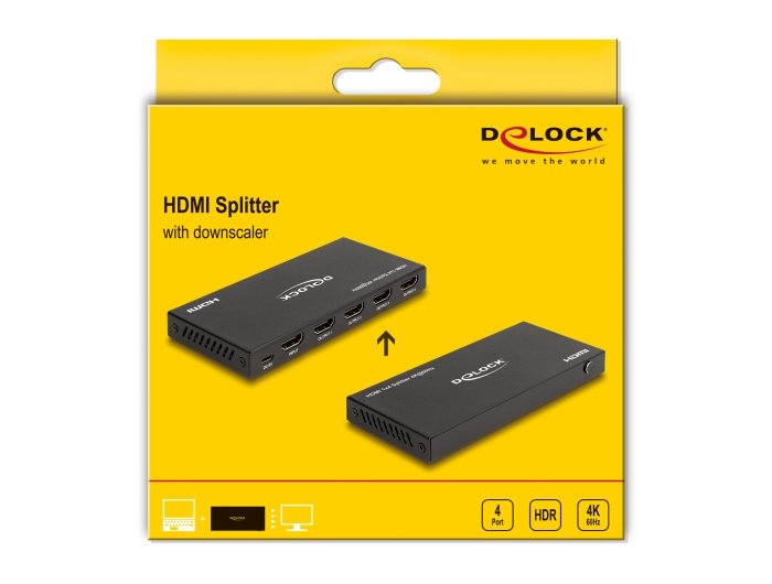 EAN 4043619186525 - DeLOCK 18652 divisor de video 4x HDMI imagen 4