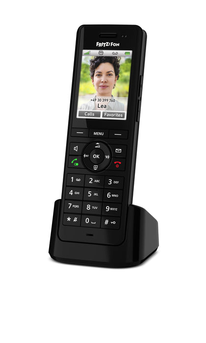 EAN 4023125030093 - Fon FRITZ! X6 INT Teléfono DECT Identificador de llamadas Negro imagen 1