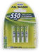 EAN 4013674030774 - Ansmann Blister 4 X Accu, AAA, 550 mAh AAA / HR03 Níquel-metal hidruro (NiMH) imagen 1