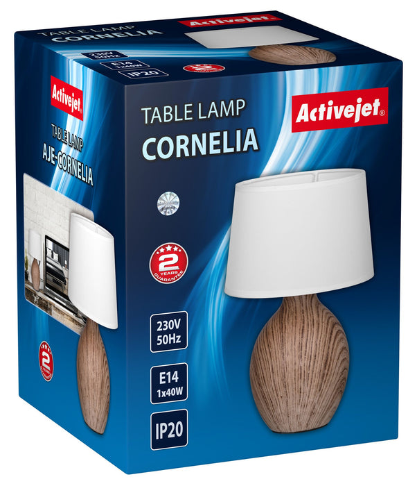 EAN 5901443123569 - Activejet AJE-CORNELIA lámpara de mesa Madera imagen 2