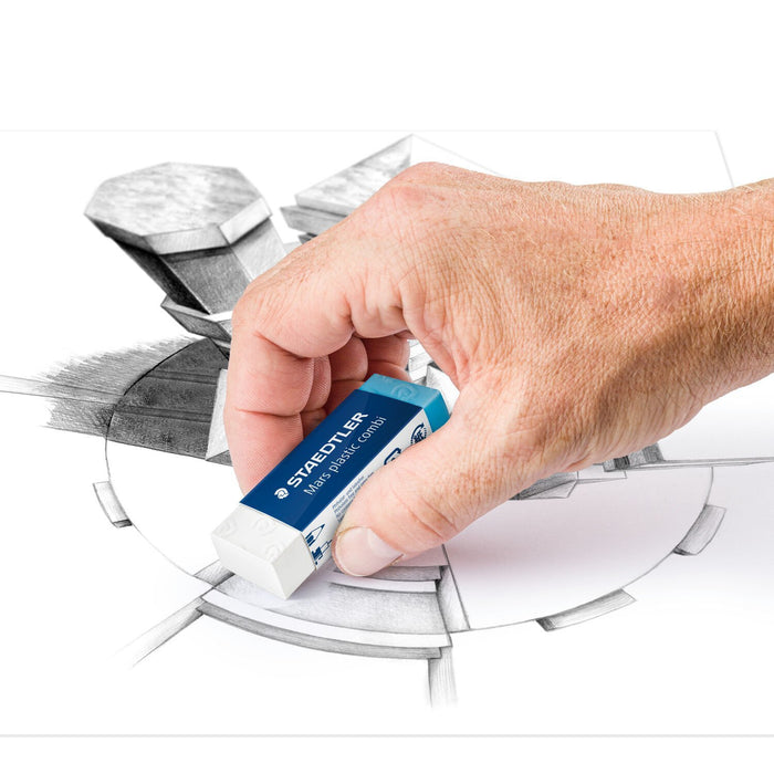 EAN 4007817524190 - Staedtler Mars plastic combi goma Blanco 1 pieza(s) imagen 4