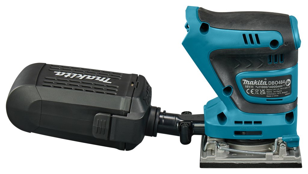 EAN 0088381772501 - Makita DBO484Z lijadora portátil Lijadora rotorbital 14000 OPM Negro, Azul imagen 4