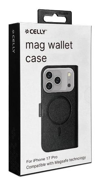 EAN 8021735223993 - Celly WALLYMAG funda para teléfono móvil 16 cm (6.3") Funda cartera Negro imagen 6
