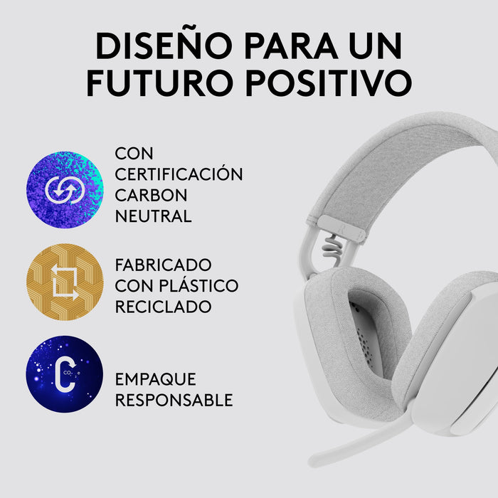 EAN 5099206103948 - Logitech 981-001219 auricular y casco Auriculares Inalámbrico Diadema Llamadas/Música Bluetooth Blanco imagen 12