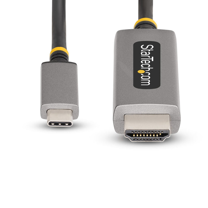 EAN 0065030897433 - StarTech.com 136B-USBC-HDMI213M adaptador de cable de vídeo 3 m USB Tipo C HDMI tipo A (Estándar) Gris imagen 5