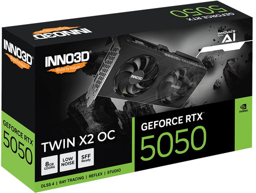 EAN 8886307701749 - INNO3D GeForce RTX 5050 TWIN X2 OC NVIDIA 8 GB GDDR6 imagen 2