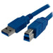 EAN 0065030856027 - StarTech.com USB3SAB1M cable USB USB 3.2 Gen 1 (3.1 Gen 1) 1 m USB A USB B Azul imagen 1