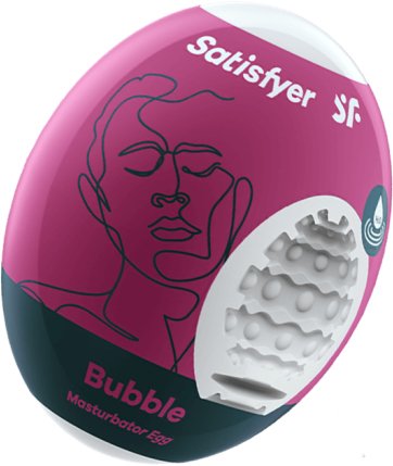 EAN 4061504010014 - Satisfyer Masturbator Egg - Bubble Huevo masturbador Elastómero termoplástico (TPE) imagen 1
