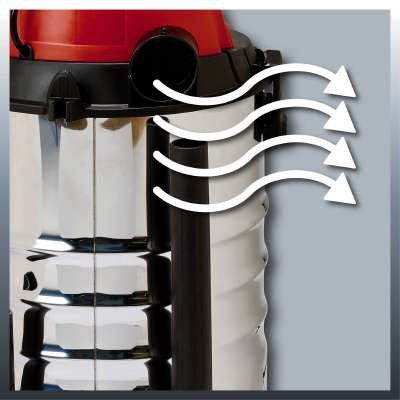 EAN 4006825617559 - Einhell TC-VC 1930 S Negro, Gris, Rojo 30 L 1500 W imagen 7