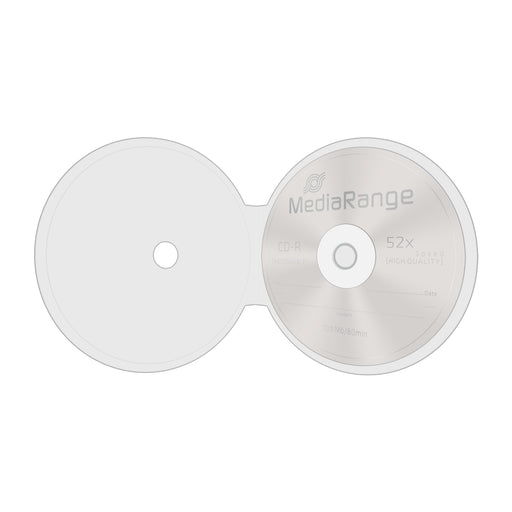 EAN 4260283116959 - MediaRange BOX86 funda para discos ópticos Estuche con forma de concha 1 discos Transparente imagen 1