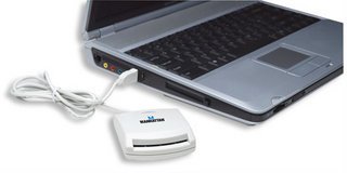 EAN 766623172844 - Manhattan 172844 lector de tarjeta inteligente USB 1.1 Blanco imagen 4