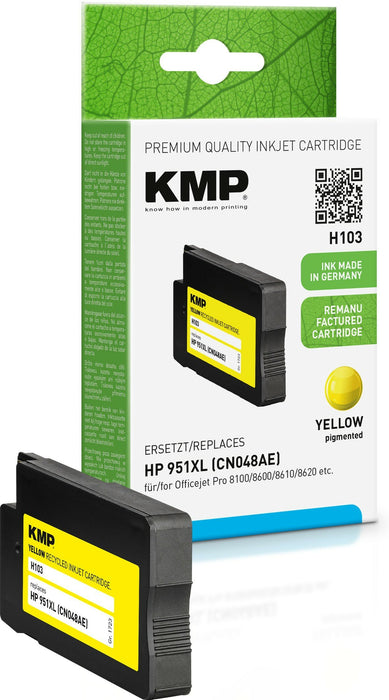 EAN 4011324172386 - KMP H103 cartucho de tinta 1 pieza(s) Amarillo imagen 1