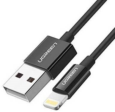 EAN 6957303888221 - Ugreen 80822 US155 cable de teléfono móvil Negro 1 m USB A Lightning imagen 2