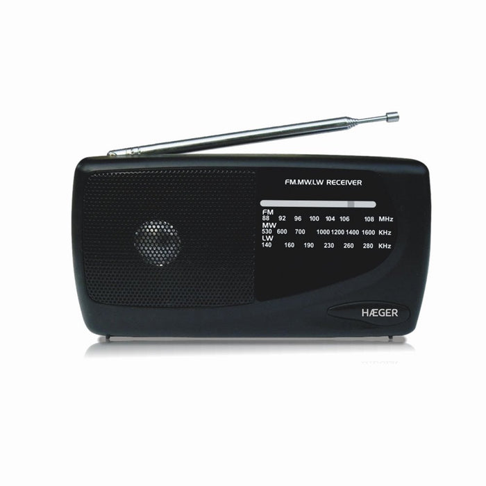 EAN 5608475006449 - Haeger PR-TRI.002A radio Portátil Negro imagen 1