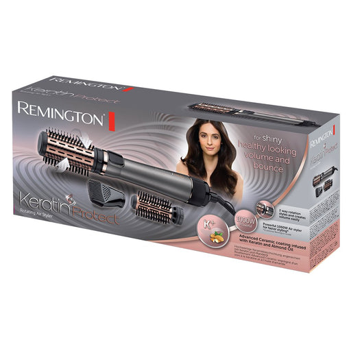 EAN 4008496938384 - Remington AS8810 Utensilio de peinado Cepillo de aire caliente Vapor Plata, Negro, Oro 1000 W 3 m imagen 2