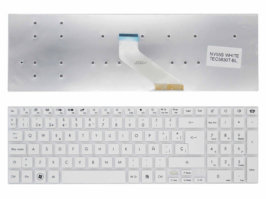 EAN 8435597409479 - Portatilmovil TEC5830T-BL refacción para laptop Teclado imagen 1