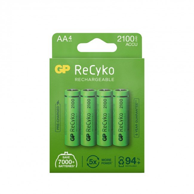 EAN 4891199199745 - GP Batteries ReCyko Batería recargable AA Níquel-metal hidruro (NiMH) imagen 1