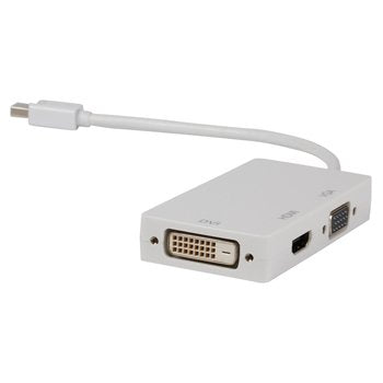 EAN 5412810196425 - Valueline VLMP37465W0.20 adaptador de cable de vídeo 0,2 m Mini DisplayPort VGA + HDMI + DVI Blanco imagen 2