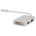 EAN 5412810196425 - Valueline VLMP37465W0.20 adaptador de cable de vídeo 0,2 m Mini DisplayPort VGA + HDMI + DVI Blanco imagen 2