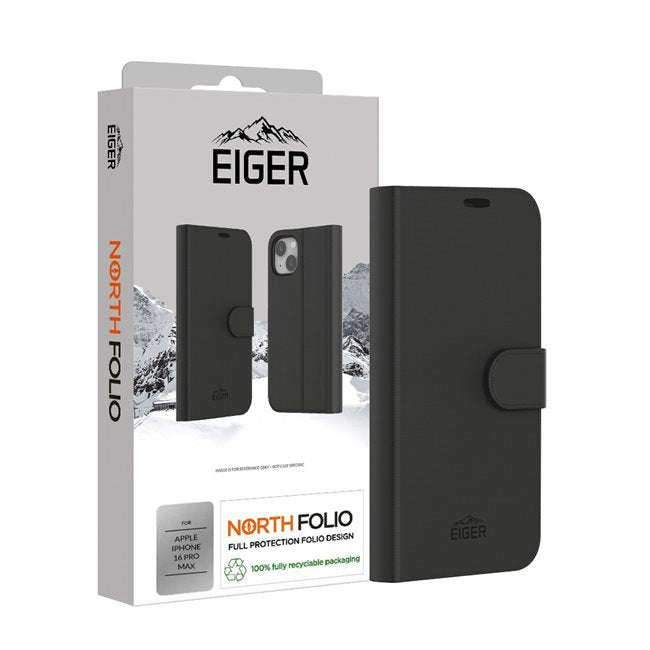 EAN 5055821776356 - EIGER EGCA00635 funda para teléfono móvil 17,5 cm (6.9") Funda cartera Negro imagen 2