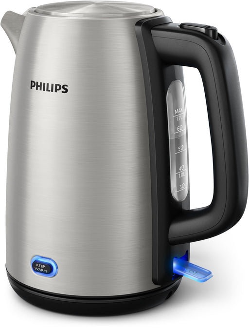 EAN 8710103839125 - Philips Viva Collection HD9353/90 tetera eléctrica 1,7 L 2060 W Negro, Acero inoxidable imagen 1