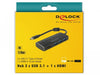 EAN 4043619639311 - DeLOCK 63931 base para portátil y replicador de puertos USB 3.2 Gen 1 (3.1 Gen 1) Type-C Negro imagen 2