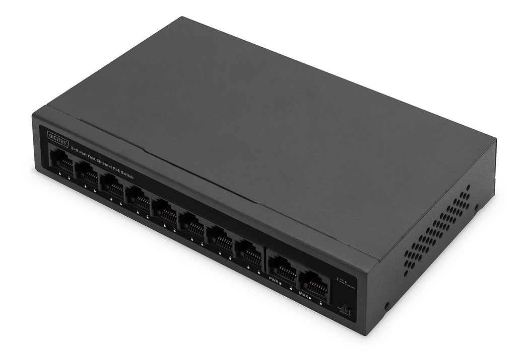 EAN 4016032485919 - Digitus DN-95354 switch Gestionado Fast Ethernet (10/100) Energía sobre Ethernet (PoE) Negro imagen 1