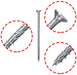 EAN 4048962373257 - Fischer 670467 tornillo/tuerca 220 mm 50 pieza(s) imagen 2
