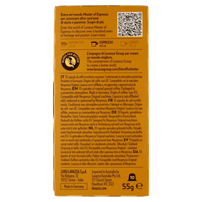EAN 8000070053465 - Lavazza Qualità Oro Cápsula de café Tueste medio 10 pieza(s) imagen 4