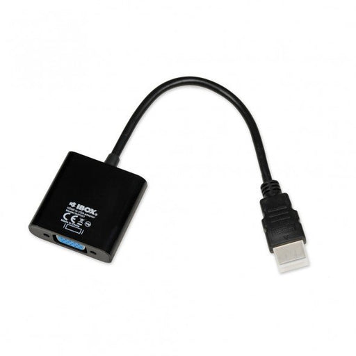 EAN 5901443053712 - iBox IAHV01 adaptador de cable de vídeo HDMI tipo A (Estándar) VGA (D-Sub) Negro imagen 1