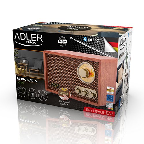 EAN 5902934835688 - Adler AD 1171 radio Portátil Marrón imagen 8