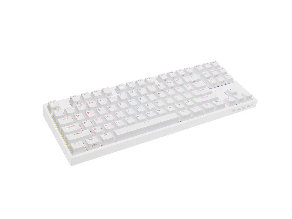 EAN 5901969443226 - GENESIS Thor 404 TKL teclado Juego USB QWERTY Internacional de EE.UU. Blanco imagen 1