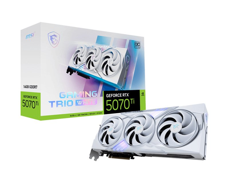 EAN 4711377301060 - MSI GPU NV 5070Ti GAMING TRIO OC 16GB WHITE NVIDIA GeForce RTX 5070 Ti GDDR7 imagen 7