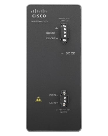 EAN 0882658541285 - Cisco PWR-IE65W-PC-DC= adaptador e inversor de corriente Interior 65 W Negro imagen 1
