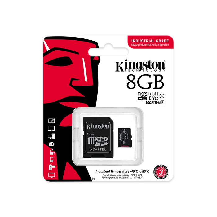 EAN 0740617321012 - Kingston Technology Industrial 8 GB MicroSDHC UHS-I Clase 10 imagen 3