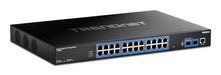 EAN 0710931162745 - Trendnet TI-RG262I switch Gestionado Gigabit Ethernet (10/100/1000) 1U Negro imagen 1