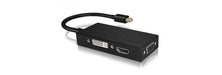 EAN 4250078165651 - ICY BOX IB-AC1032 Mini DisplayPort DVI-D + VGA (D-Sub) + HDMI Negro imagen 5