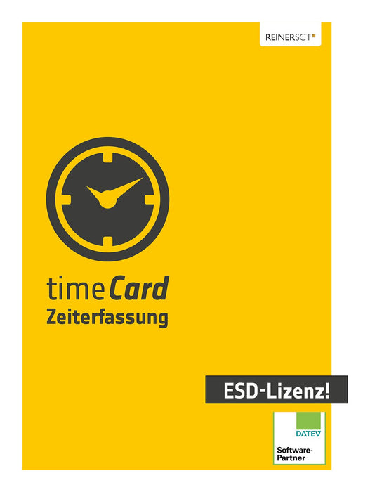 EAN 4011170084161 - Reiner SCT timeCard time recording ESD, Basic version Comercial 1 licencia(s) Descarga electrónica de sof imagen 1