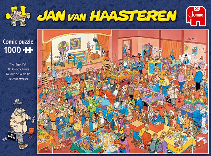 EAN 8710126190722 - Jan van Haasteren The Magic Fair 1000 pcs Puzzle rompecabezas 1000 pieza(s) Cómics imagen 6