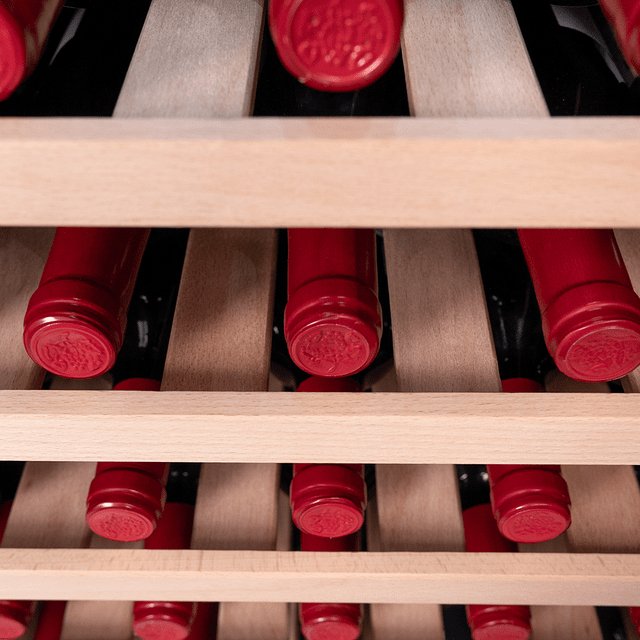 EAN 8435484027168 - Cecotec 02716 enfriador de vino Nevera de vino Independiente Negro, Plata, Transparente 34 botella(s) imagen 4