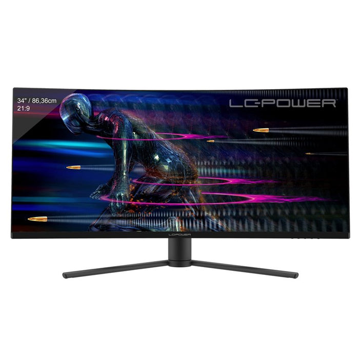 EAN 4260070129285 - LC-Power LC-M34-UWQHD-165-C pantalla para PC 86,4 cm (34") 3440 x 1440 Pixeles UltraWide Quad HD Negro, R imagen 1