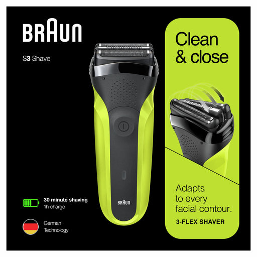 EAN 4210201276326 - Braun Series 3 81702940 afeitadora Máquina de afeitar de láminas Recortadora Negro, Verde imagen 1